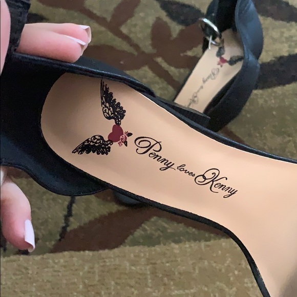 Black Strappy Heels - Picture 6 of 8